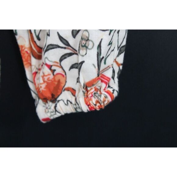 Matilda Jane Heart to Heart Meadow Brook Floral Gauze Collared Blouse 8 - Picture 4 of 8